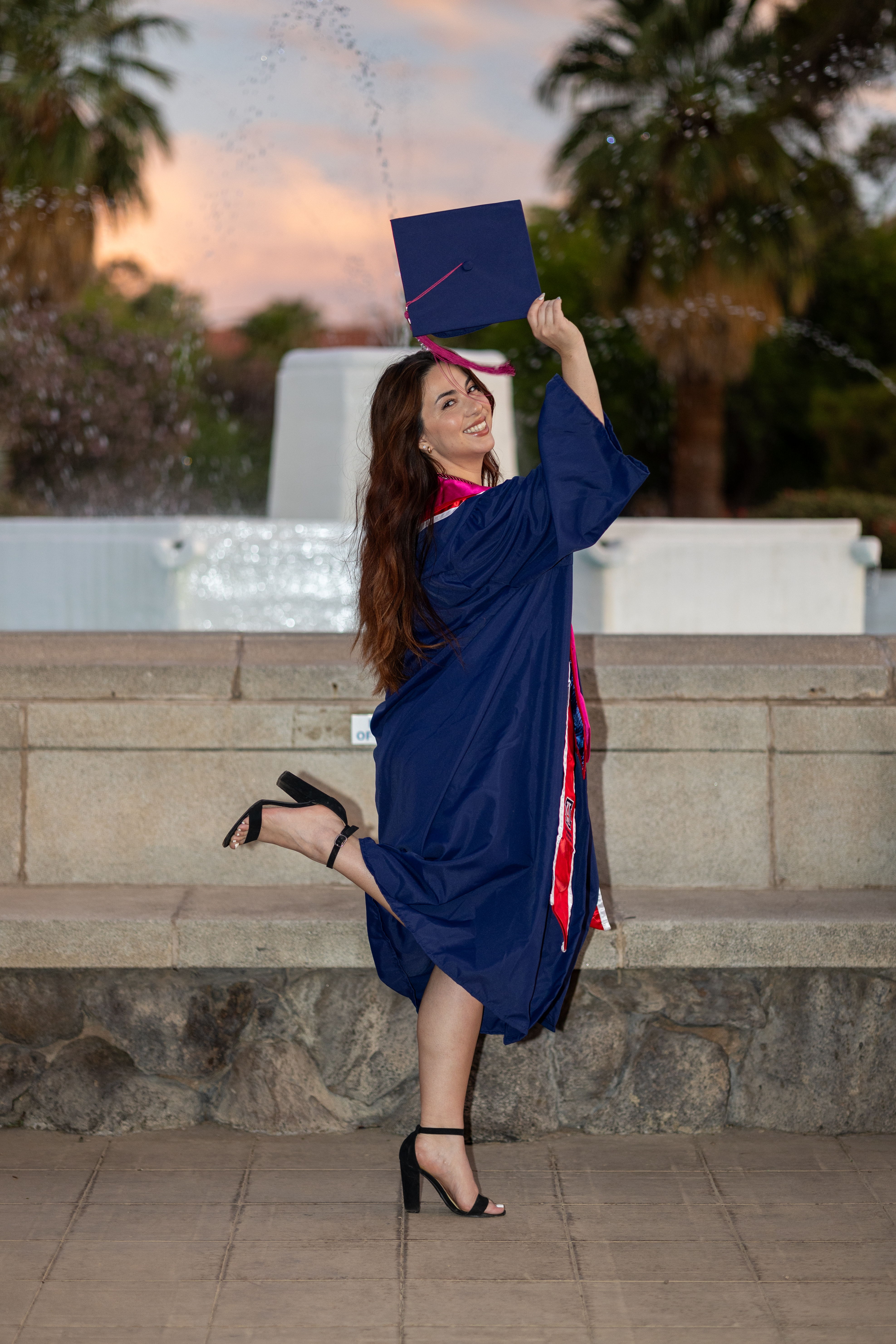 Individual graduation portrait photographed by Oros Photography